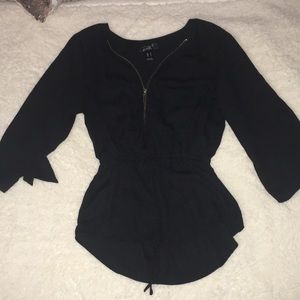 Street wear society medium black blouse